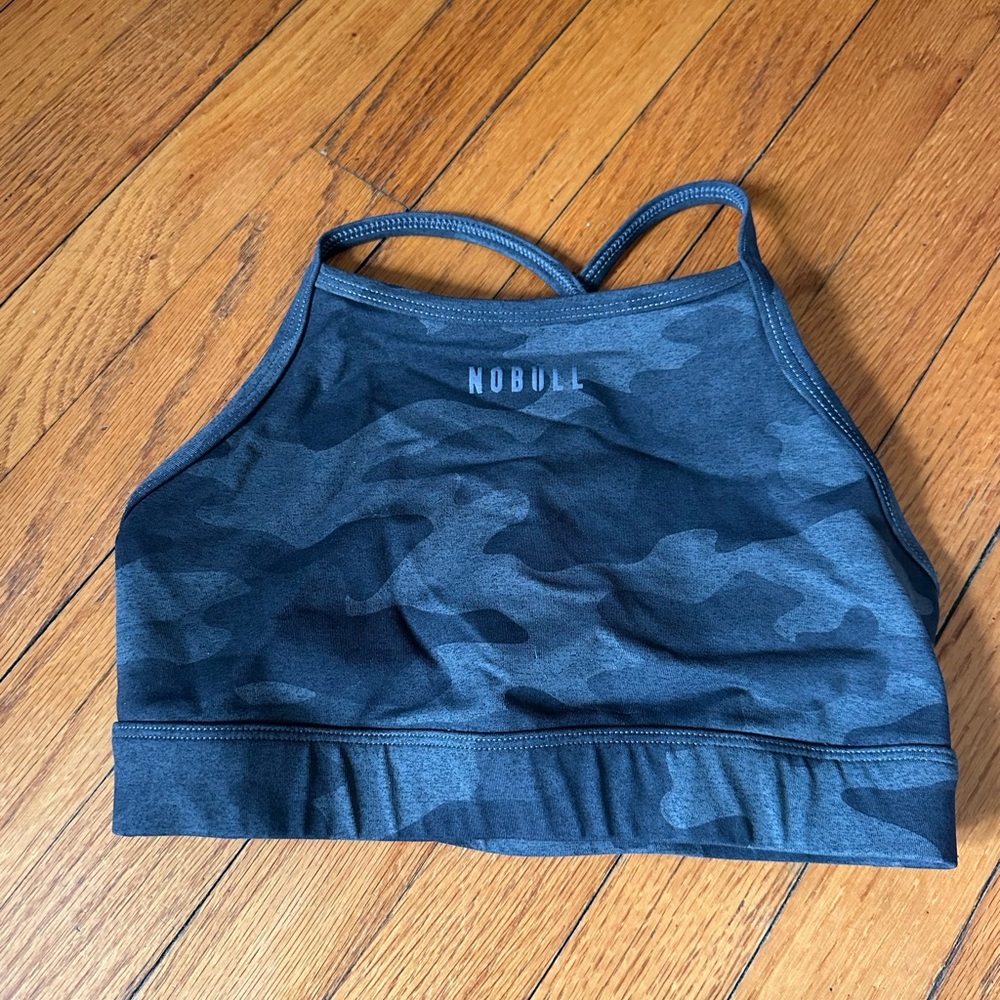 NOBULL Green Camo Sports Top - Picture 3 of 4